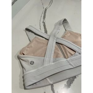 lululemon athletica Beige and Gray Sports Bra